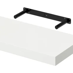 Tablette murale avec fixation invisible GoodHome Cusko blanc 60 cm