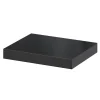 Tablette murale avec fixation invisible GoodHome Cusko noir 30 cm