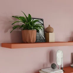 Tablette murale avec fixation invisible GoodHome Cusko terracotta 80 cm