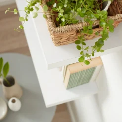 Tablette murale avec fixation invisible GoodHome Cusko blanc 30 cm