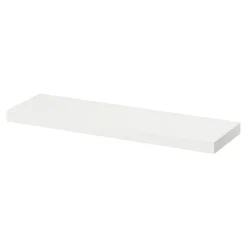 Tablette murale avec fixation invisible GoodHome Cusko blanc 80 cm