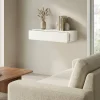 Tablette murale avec tiroir fixation invisible GoodHome Cusko blanc 60 cm