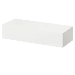 Tablette murale avec tiroir fixation invisible GoodHome Cusko blanc 60 cm