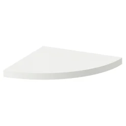 Tablette murale d'angle Form Rigga blanc 25 cm