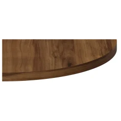 Tablette murale d'angle GoodHome Rigga effet noyer 25 cm