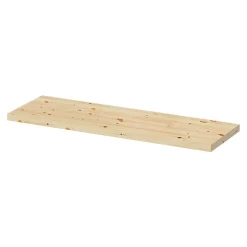 Tablette murale en pin GoodHome Rigga L. 60 cm