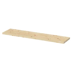 Tablette murale en pin massif GoodHome Rigga L. 80 cm
