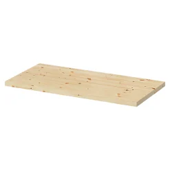 Tablette murale en pin massif GoodHome Rigga L. 60 x P. 29 cm