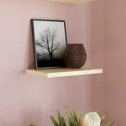 Tablette murale en pin massif GoodHome Rigga L. 30 cm