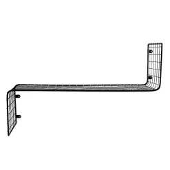 Tablette murale filaire zigzag en métal Box & Beyond 59 cm