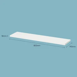Tablette murale Form Rigga blanc 80 cm