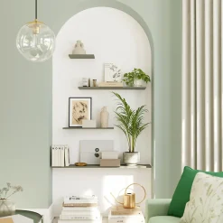 Tablette murale GoodHome Rigga vert L 80 cm