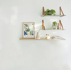 Tablette murale GoodHome Rigga effet chêne clair L. 118 cm
