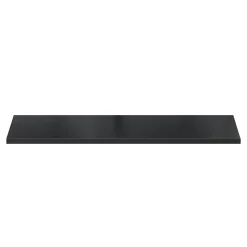 Tablette murale GoodHome Rigga noir L. 80 cm