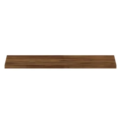 Tablette murale GoodHome Rigga effet noyer L. 60 cm