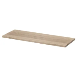 Tablette murale GoodHome Rigga effet chêne L. 80 cm