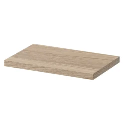 Tablette murale GoodHome Rigga effet chêne clair L. 30 cm