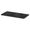 Tablette murale GoodHome Rigga noir L. 60 cm