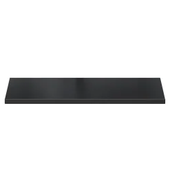 Tablette murale GoodHome Rigga noir L. 60 cm