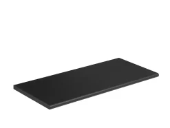 Tablette murale rectangulaire noir Joker L.90 x P.28 x ép.1,8 cm Format
