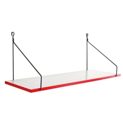 Tablette murale réversible Sodeco rouge l.20 x L.60 cm