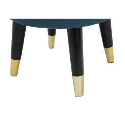 Tabouret bas en tissu Paris 35x40.5 cm