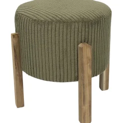 Tabouret en velours côtelé Scott