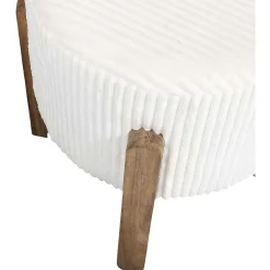Tabouret en velours côtelé Scott