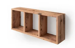 Étagère murale 3 cubes Triade chêne vintage