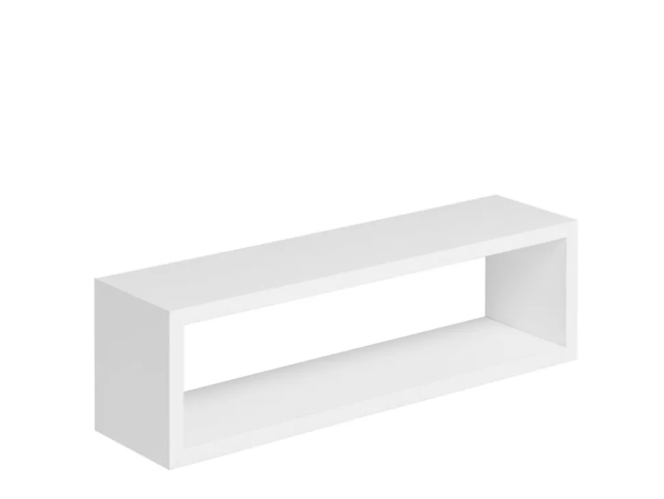 Étagère murale cube blanc Chany L.59 x P.14,5 x H.17 cm Format