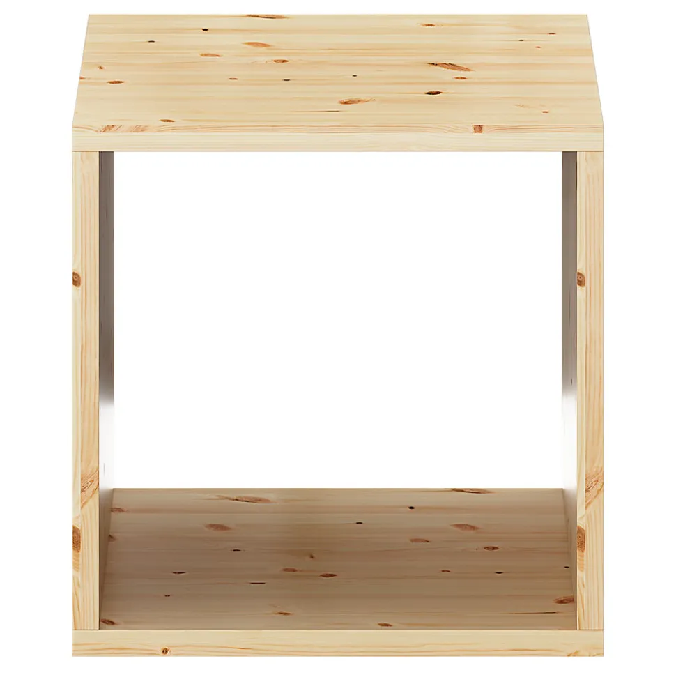 Étagère murale cube en pin massif GoodHome Rigga L. 30 cm