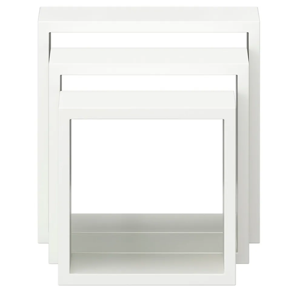 Étagère murale cube modulable Rigga Form, blanc vendue par 3 pièces