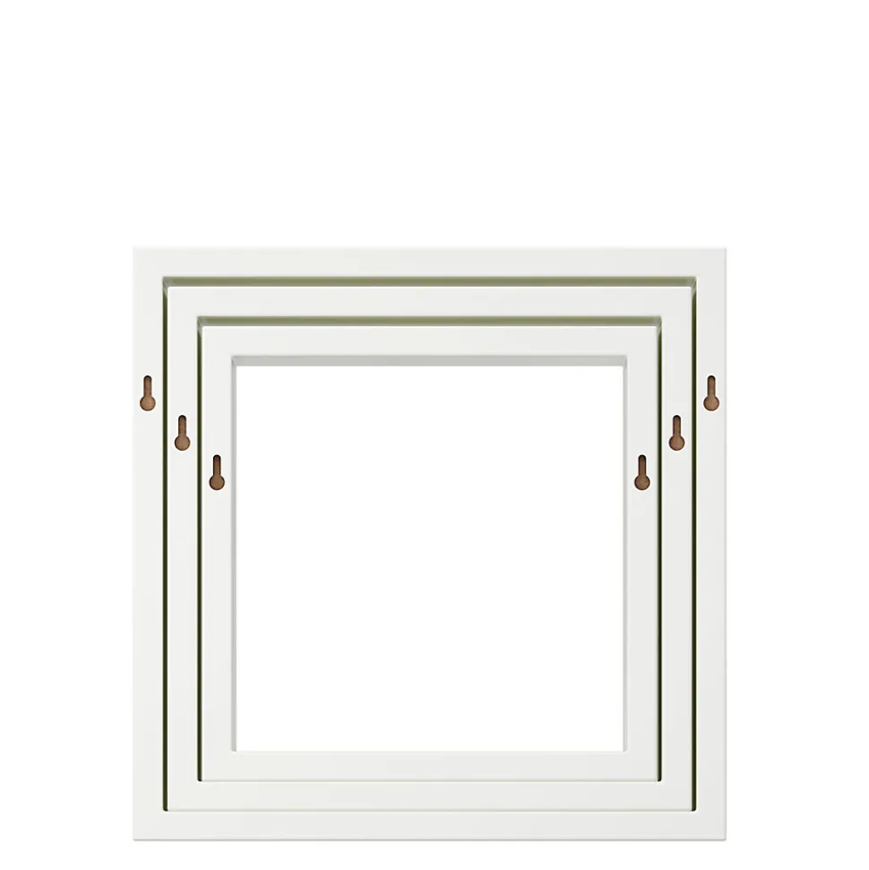 Étagère murale cube modulable Rigga Form, blanc vendue par 3 pièces