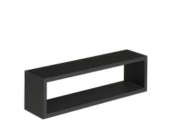 Étagère murale cube noir Chany L.59 x P.14,5 x H.17 cm Format