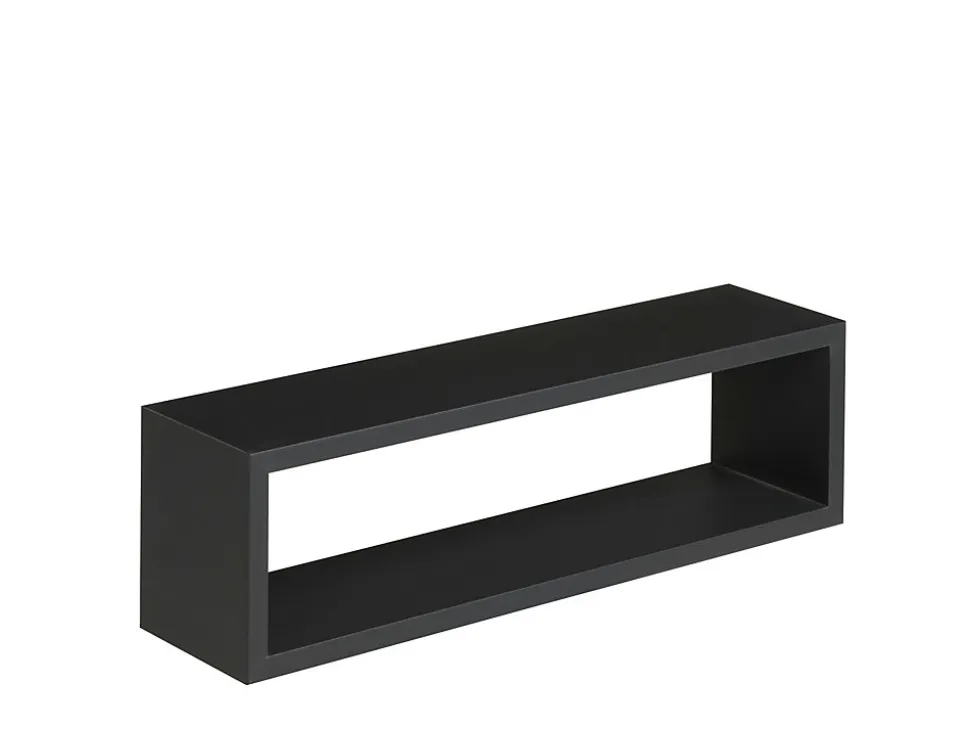 Étagère murale cube noir Chany L.59 x P.14,5 x H.17 cm Format