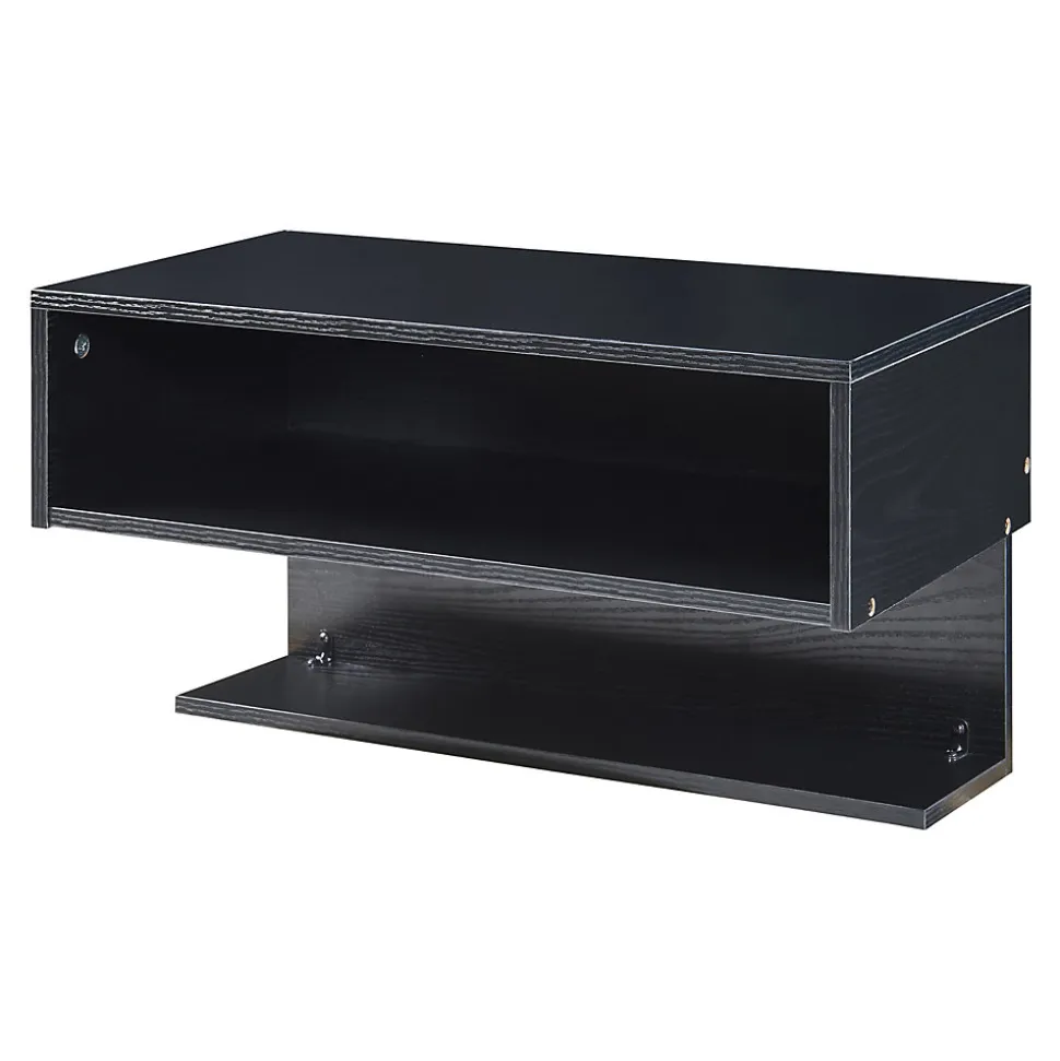 Étagère murale Gauldal 57 x 30 x 32 cm noir en.casa