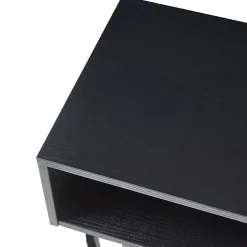 Étagère murale Gauldal 57 x 30 x 32 cm noir en.casa