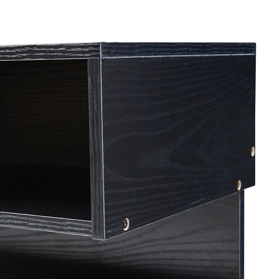 Étagère murale Gauldal 57 x 30 x 32 cm noir en.casa