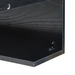 Étagère murale Gauldal 57 x 30 x 32 cm noir en.casa