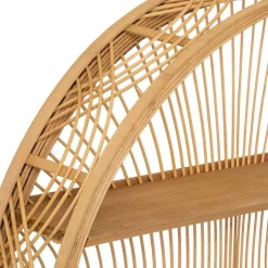 Étagère murale Ina - bambou - D70 cm - Atmosphera