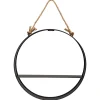 Étagère murale Modern noire - métal - Atmosphera