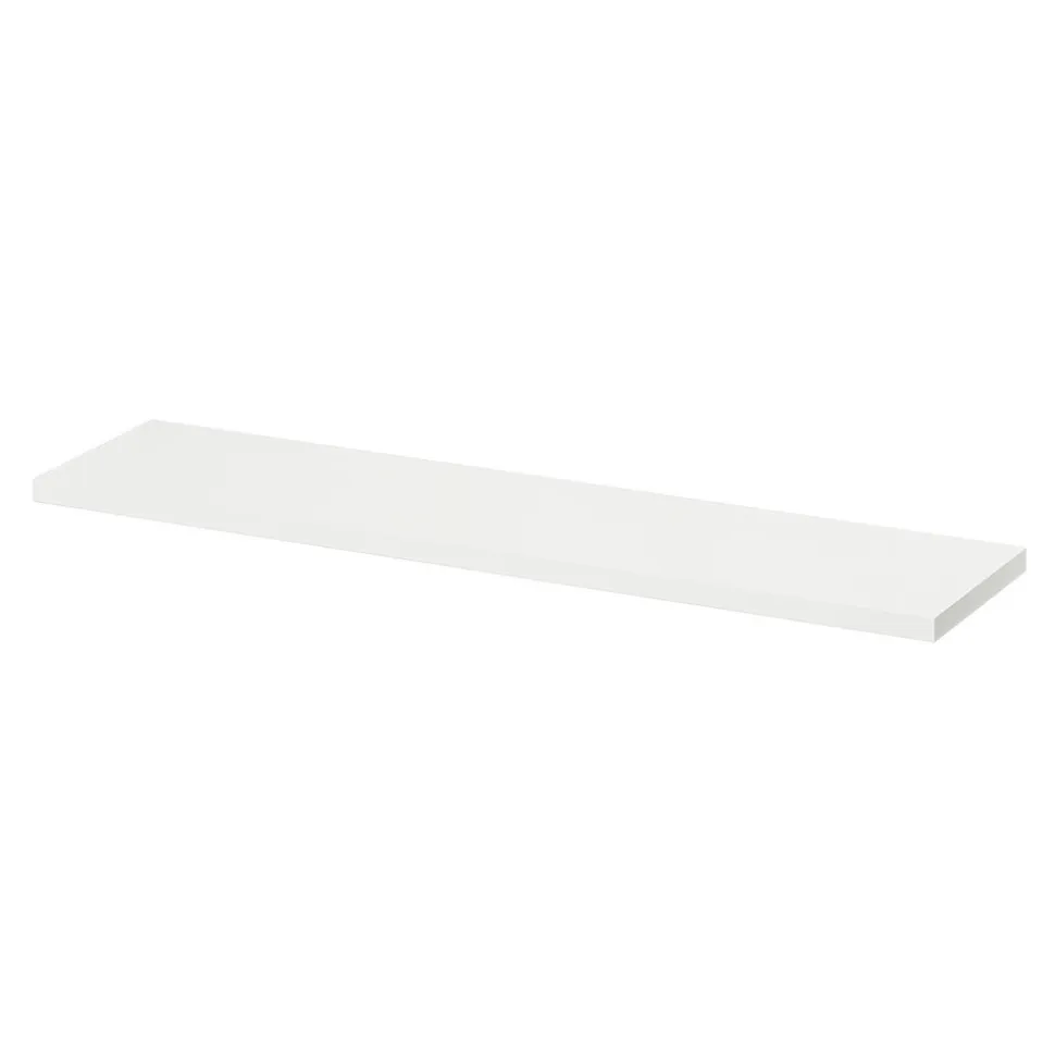 Étagère murale modulable 10 tablettes et 6 échelles blanc GoodHome Rigga H. 129 x L. 150 x P. 19 cm