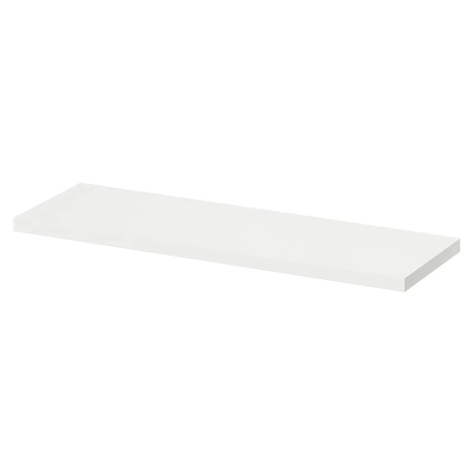 Étagère murale modulable 10 tablettes et 6 échelles blanc GoodHome Rigga H. 129 x L. 150 x P. 19 cm