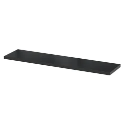 Étagère murale modulable 10 tablettes et 6 échelles effet noyer GoodHome Rigga H. 129 x L. 150 x P. 19 cm
