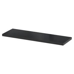 Étagère murale modulable 10 tablettes et 6 échelles effet noyer GoodHome Rigga H. 129 x L. 150 x P. 19 cm