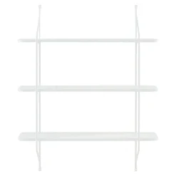 Étagère murale Oestfold 100 x 80 x 21 cm blanc en.casa
