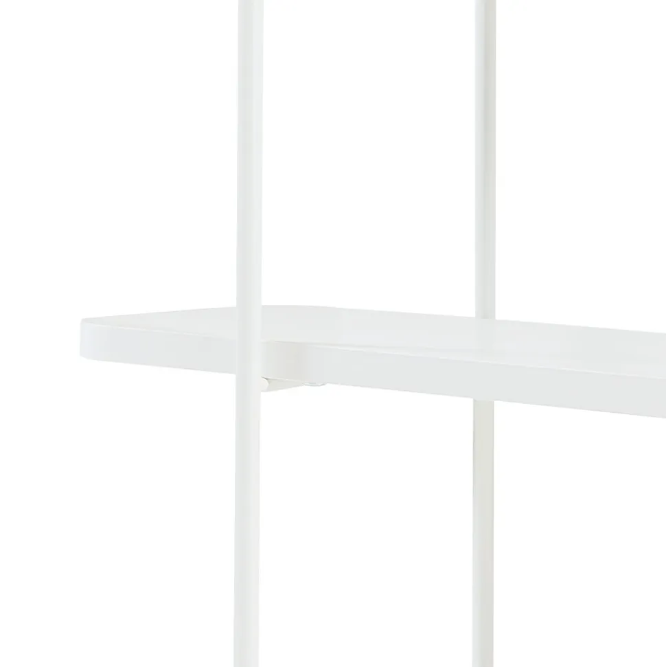 Étagère murale Oestfold 100 x 80 x 21 cm blanc en.casa