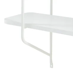Étagère murale Oestfold 100 x 80 x 21 cm blanc en.casa