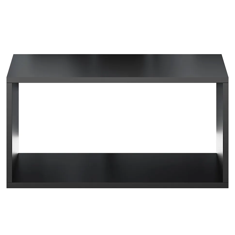 Étagère murale rectangulaire GoodHome Rigga noir L. 60 cm
