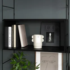 Étagère murale rectangulaire GoodHome Rigga noir L. 60 cm